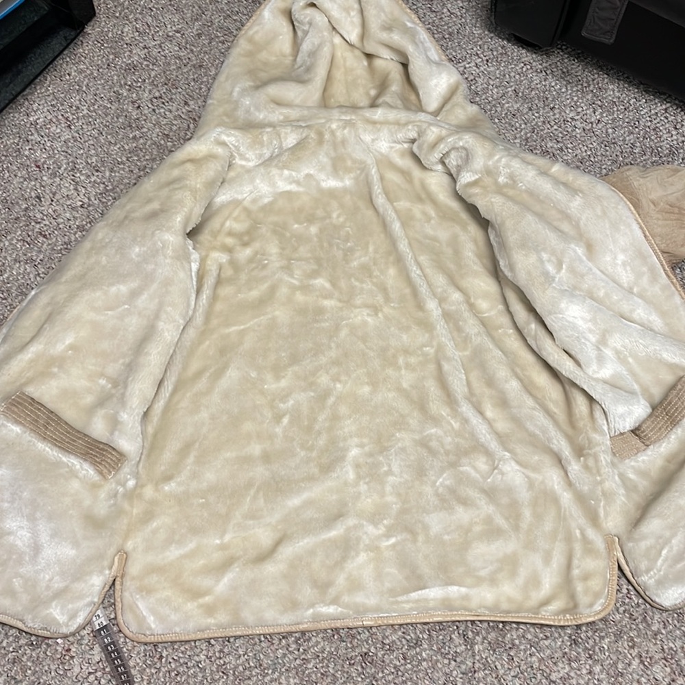 Men's Tan Hooded Jacket - Picture 8 of 11